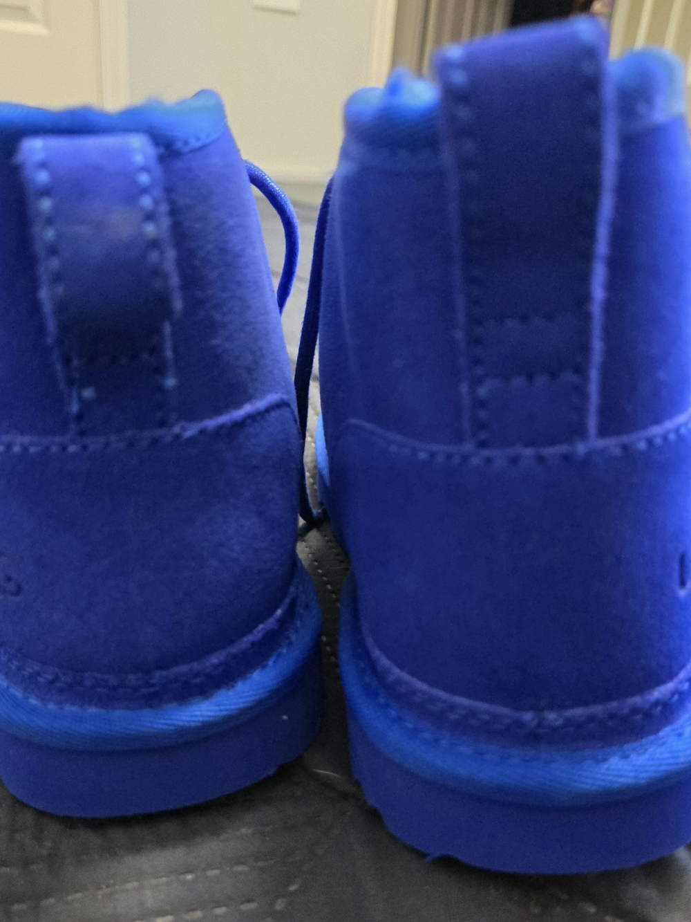 UGG Boys Girls Blue Neumel II Suede Chukka Boots Sz 2 youth S/N 1017320k - Picture 3 of 6